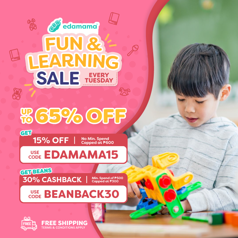 Get 15% off no min. spend. Use code EDAMAMA15